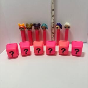 Pez dispensers lol surprise Collectible Limited Edition Set of 6 Glitter